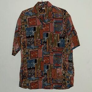Vintage Button Down Hawaiian Shirt Men’s L